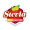 Stevia natural Sweetener sign label