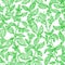 Stevia seamless pattern Vector fresh organic plant