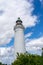 Stevns Lighthouse at Stevns Klint, Denmark