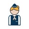 Stewardess avatar icon