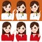 Stewardess Hands Expression