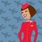 Stewardess, people occupation, airline