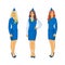 Stewardess Wear Uniform Set Airline Crew