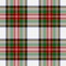 Stewart Dress #1 tartan plaid pattern. Multicolored pixel Christmas check graphic traditional classic vector in black, red, green.