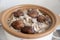 Stewed Shiitake Mushrooms with Pork in Slow Cooker Pot