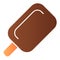 Stick ice cream flat icon. Ice lolly color icons in trendy flat style. Sweets gradient style design, designed for web