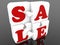 Stick together white puzzle pieces with sale concept