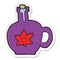 sticker of a cartoon maple syrup