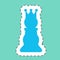 Sticker Chess 1 - Line Cut,Simple illustration,Editable stroke