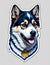 Sticker Cute German Shepherd