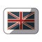 sticker flag united kingdom classic british opaque icon