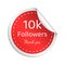 Sticker follower 10k