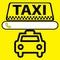 Sticker, logo or icon Taxi service