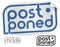Sticker with Postponed Message due Coronavirus Outbreak, Vector Illustration