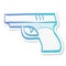 Sticker style icon - Arm gun