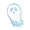 Sticker style icon - Halloween ghost