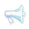 Sticker style icon - Megaphone