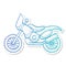 Sticker style icon - Motocross