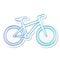 Sticker style icon - Mountain bike