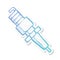 Sticker style icon - Spark plug