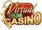 Sticker. Virtual online casino with coins. An additional PNG format is available.