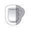 sticker white cuppa icon