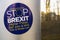 Stickers anti-brexit, Strasbourg