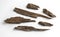 Sticks Of Agar Wood Or Agarwood isotaled on white background