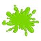 Sticky green mucus icon, toxic halloween drop