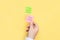Sticky notes with an inscription Action speaks louder than words
