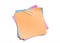 Sticky Notes Stacked Together