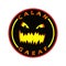 stiker icon of calan gaeaf happy halloween