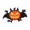 stiker icon of calan gaeaf happy halloween