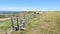 Stile and dog gate on South Downs Way, long distance footpath, S