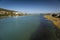 Still bay river mouth estuary and the indian ocean