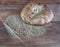 Still life of baked pita bread