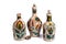 Still life with ceramic handmade bottles