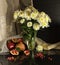 Still life with chrysanthemums