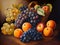 Still life compositions reflecting the colorful and delicious world of fruits