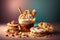 Still life of cookies and ice cream by AI Generated