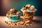 Still life of cookies and ice cream by AI Generated