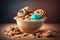 Still life of cookies and ice cream by AI Generated