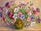 Still Life with Flowers in a Vase Oil Painting