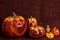 Still life with pumpkins