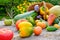 Still life of vegetables