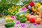 Still life of vegetables