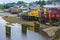 Stilt houses in Castro, Chiloe island (Chile)