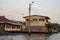 Stilt houses at a klong in Bangkok. Klongs are the canals, that branch off from Chao Phraya river, the big river of Bangkok. The