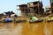 Stilt houses of Kompong Kleang floating village