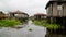 Stilt houses in the village of Ganvie on the Nokoue lake, Benin